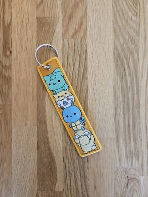 Embroidered Pokemon Keychain Keyring Kawaii Various Eeveelutions - Cute  - Image 1 of 2