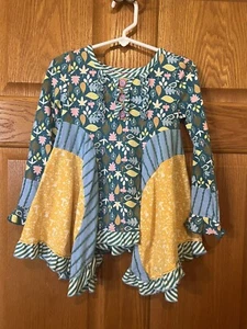 Camisa túnica top B74 Matilda Jane Make Believe sendero niñas talla 4 - Imagen 1 de 4