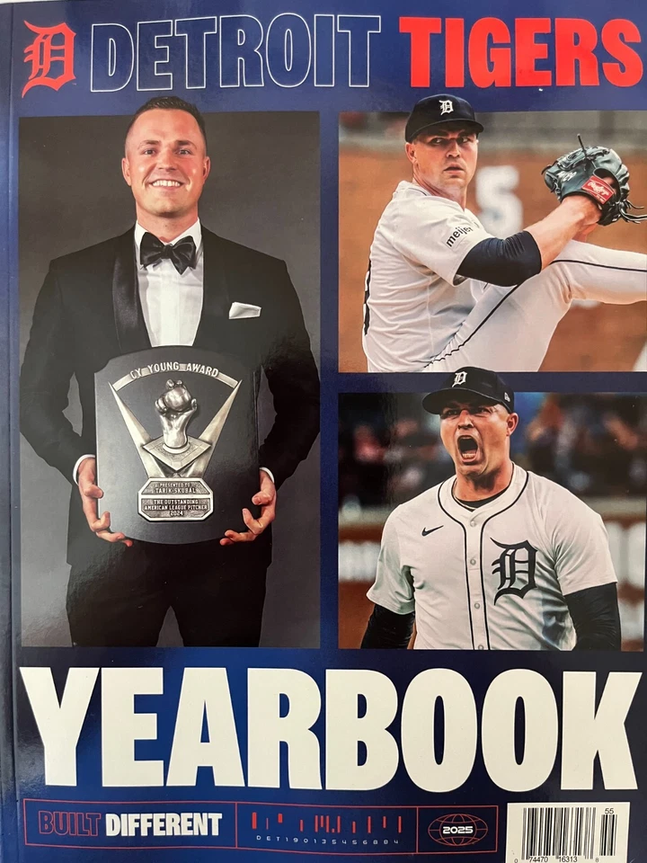 2025 DETROIT TIGERS YEARBOOK MLB WORLD SERIES CHAMPIONS CABRERA COMMEMORITIVE - Image 1 of 1