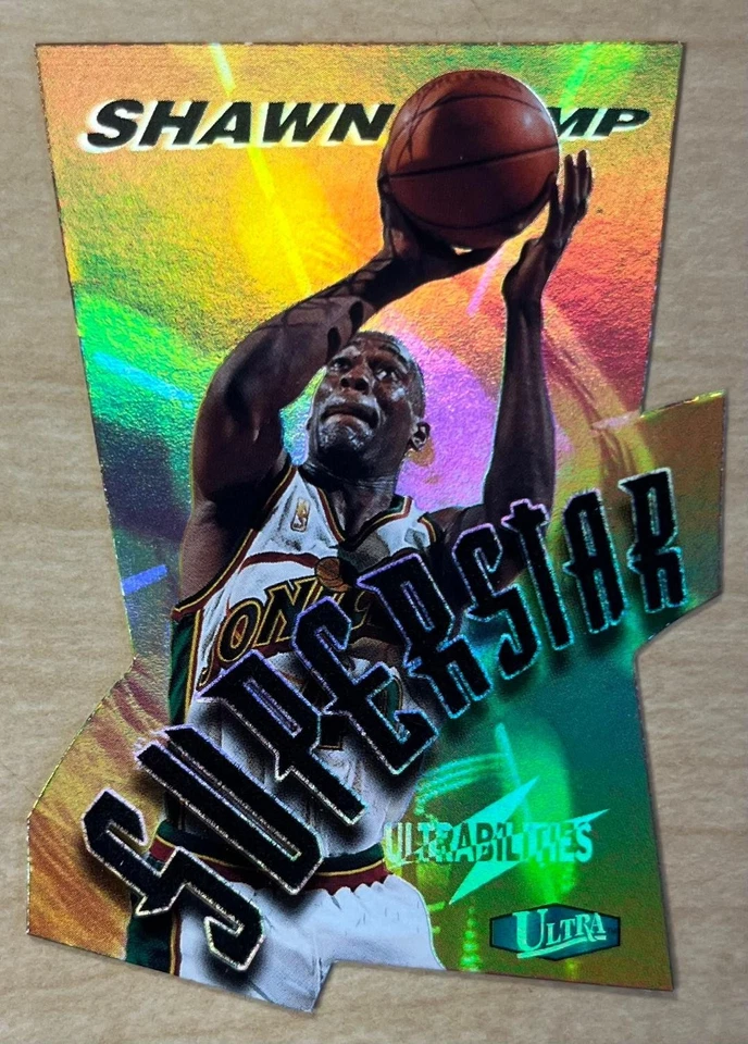 1997-98 Fleer Ultra Ultrabilities Superstar #17 Shawn Kemp Foil Die Cut Parallel - Image 1 of 2