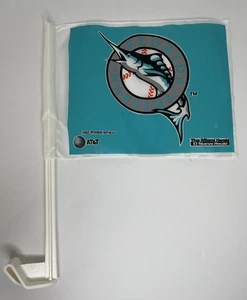 MLB Florida Marlins bandiera finestrino auto baseball vintage 1999 - Foto 1 di 5