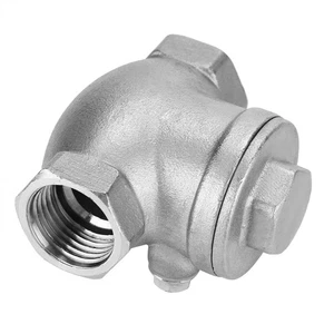 1/2 DN15 Edelstahl One Way Swing Check Valve Female Gewinde WOG 200PSI - Bild 1 von 8