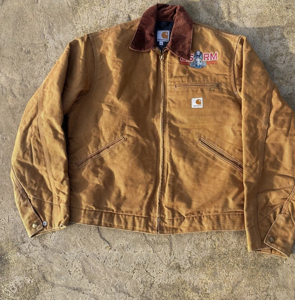 Chaqueta Carhartt Detroit para hombre manta forrada talla mediana Foto 1 de 4