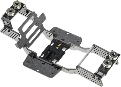 RampCrab Carbon Fiber Chassis Kit for SCX24, 7° 3 x 0.2 x 3 inches, black  - Image 1 of 4