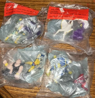 Hardee's 1995 Marvel X-Men Juego Completo de Juguetes/4 Paquetes Sellados - 8 Figuras Foto 1 de 4
