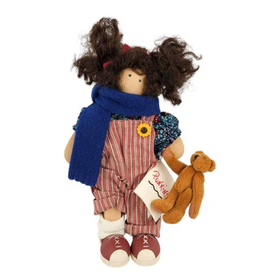 复古 1998 年 Lizzie High 娃娃 Punkins Casey 带泰迪熊 带标签 — 第 1/4 张图片