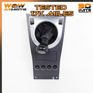 05-16 ASTON MARTIN V8 VANTAGE DB9 CENTER CONSOLE MANUAL SHIFT BOOT PANEL KNOB OE - Picture 1 of 21