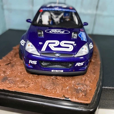Kit completo modellino auto blu Tamiya 1/24 Ford Focus RS WRC 2002 - Immagine 1 di 4