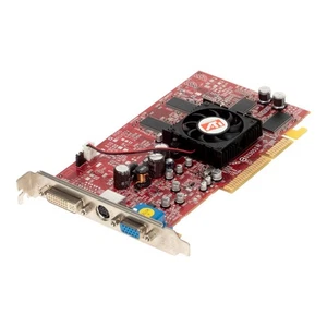 Graphic Card PowerColor Ati Radeon R9550 R96 256MB AGP DVI VGA - Picture 1 of 3