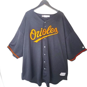 Camiseta deportiva de béisbol Majestic Orioles negra naranja Machado de colección talla 6X - Imagen 1 de 11