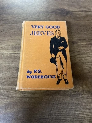 VERY GOOD JEEVES P.G. Wodehouse  1st Edition 1930 A.L. Burt Hardcover, Ex-Lib - Image 1 of 4