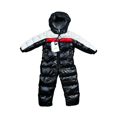 Moncler Diseñador Nuevo Con Etiquetas Niños Puffer Esquí Cremallera Completa Traje Con Capucha Talla 2 (92 cm) Foto 1 de 4
