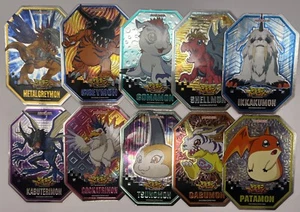 Digimon Marumiya Trading Card Metallic Collectible 10 Set Japanese - Picture 1 of 21