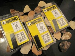 3-Pack Fits Lorcin L25 FACTORY MAGAZINE NEW 6rd Mag .25 ACP Black USA MADE! - Picture 1 of 7