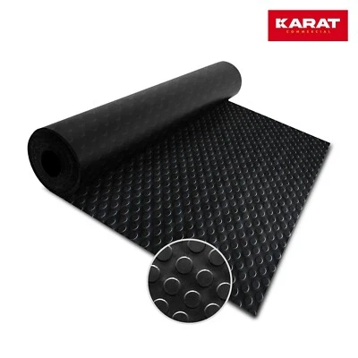 Anti Rutsch Gummi Matten Noppen Gummiplatten Gummiläufer Coin Flachnoppenmatte