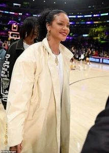 ALEXANDRE VAUTHIER aso RiRi Ivory Cream Patent Leather Trench Coat NWT IMPERFECT - Picture 1 of 17