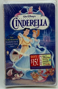 Cendrillon de Disney neuf scellé en usine (VHS, 1995) - Photo 1/2