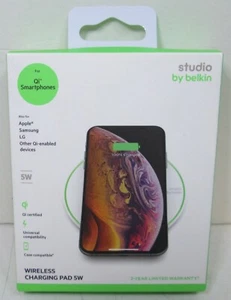 Belkin Studio 5W Pad di Ricarica Wireless per Smartphone Qi Certificato Qi - Nuovo - Foto 1 di 2