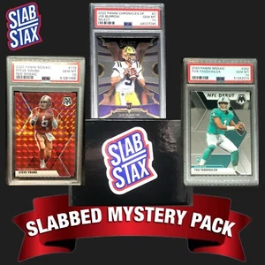 SLABSTAX Hot Packs Rookie Joe Burrow Tua RC Mahomes Brady Herbert & More PSA 10 - Picture 1 of 5
