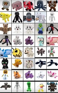 Minecraft Stuffed Soft Plush Toys Animal Doll Plush Toys - YOU PICK TYPE!!! - Picture 1 of 65