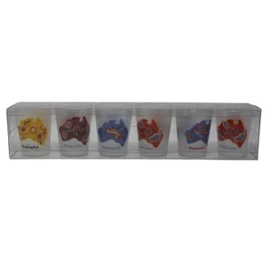Juego de 6 gafas esmeriladas boomerangs canguros juego de regalo de 6 - Imagen 1 de 8