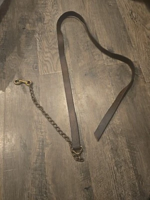 Cadena cuero plomo Foto 1 de 4