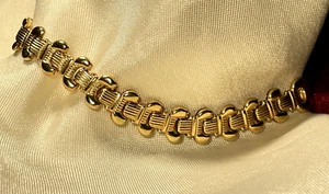 18K GOLD BRACELET MADE IN ITALY 750 SIGNED *1004 VI VINTAGE LINK 10 GRS - Picture 1 of 13