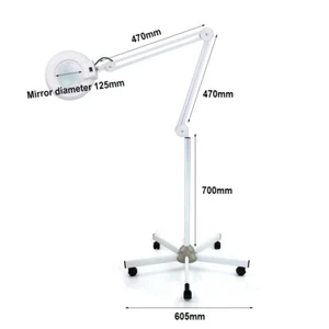 8x magnifying lamp magnifying lamp cosmetic light magnifying lamp light with base - Picture 1 of 9