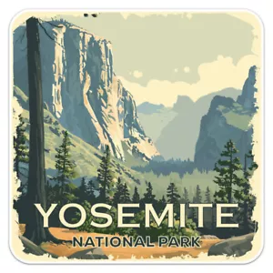 Calcomanía de vinilo adhesiva vintage para parachoques de coche del Parque Nacional de Yosemite - Imagen 1 de 6