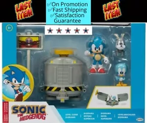Sonic The Hedgehog Classic Level Clear 2.5-Inch Diorama Playset Sonic New & Seal - Picture 1 of 24