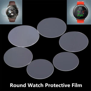 Round Smart Watch Screen Protector Diameter 31mm 23mm-46mm Tempered Glass Film - Picture 1 of 22