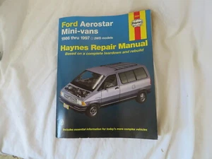 Repair Manual-XL Haynes 36004 fits 1986 thur 1997 Ford Aerostar Mini-Vans 2WD M - Bild 1 von 4