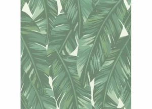 Papel pintado textil Rasch vellón Jungle Fever 139014 verde blanco elegante selva - Imagen 1 de 1