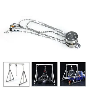 JDM Metal Chain Block Hoist for 1/10 Remote Control Tractor Truck Car RC Crane - Picture 1 of 12