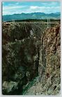Royal Gorge Suspension Bridge Arkansas River Canon City Colorado Vng Postcard