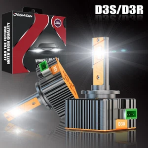For Jeep Grand Cherokee 2014-2017-2X D3S Front LED White Headlight Bulb Low Beam - Picture 1 of 13