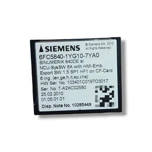 TARJETA SIEMENS 6FC5840-1YG10-7YA0 SINUMERIK - Imagen 1 de 2