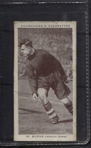 Mick Burns Ipswich Town Vintage Churchman Football Trading Card