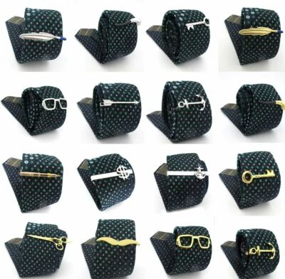 Metal Men's Tie Clips Novel Bowtie Pins Arrow Anchor Bowties Clip Womens Jewelry - Image 1 of 4