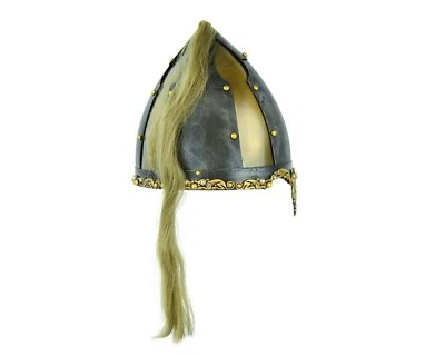 Casco vikingo ruso medieval calibre 18 para regalo de recreación SCA y Halloween Foto 1 de 3