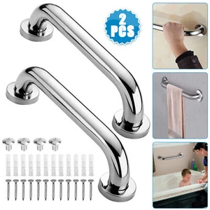 2X Soportes de manija de bañera de ducha de seguridad para baño con barras de agarre de acero inoxidable - Imagen 1 de 12