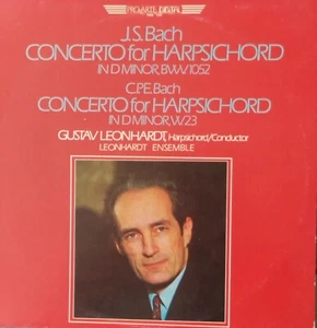 J.S .Bach Concerto For Harpsic Chord. Gustav Leonhardt. Vintage Vinyl LP - Picture 1 of 4