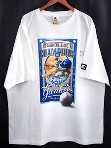 Camiseta vintage de los New York Yankees 1998 A.L. Champions Jeter STARTER XL NUEVO - Imagen 1 de 7