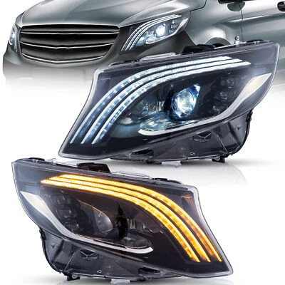 Faros LED para Mercedes Benz Metris/Vito W447 2016-2023 arranque azul DRL Foto 1 de 4