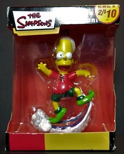 THE SIMPSONS BART RIDING A SURF BOARD ORNAMENT NEW IN BOX 2005 SEE NOTES    - Picture 1 of 5