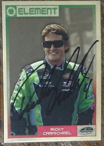 Ricky Carmichael Rookie Navy Element Autographed Autograph Card - Picture 1 of 1