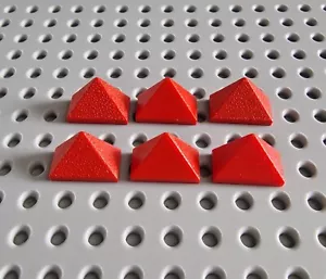 Lego Dachstein piedra inclinada 1x2 rojo rojo pendiente ladrillo 15571 3048 R3/K3 - Imagen 1 de 1
