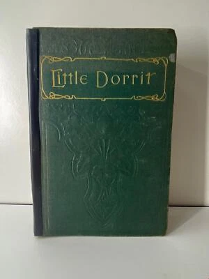 Little Dorrit Charles Dickens Antique Victorian Hardcover Green Cloth Binding - Image 1 of 4