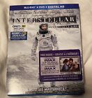 Interstellar (Blu-ray/DVD) avec cellule de film 70 mm IMAX + housse (Rare/OOP)
