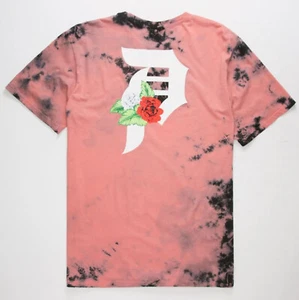 Primitive Skate Men's T-Shirt Tie Dye Dos Flores Rose Dirty P Short Sleeve Tee - Picture 1 of 2
